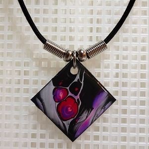 Fluid Art Necklace